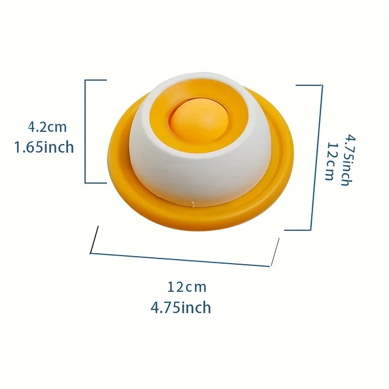 Lick Toy Interactiv Slow Feeder pentru Câini și Pisici — Cu Minge Rotativă
